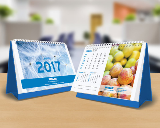 Ecolab Desk Calendar